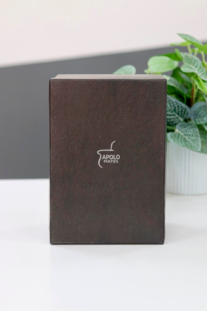 Caja de presentación para mate y bombilla