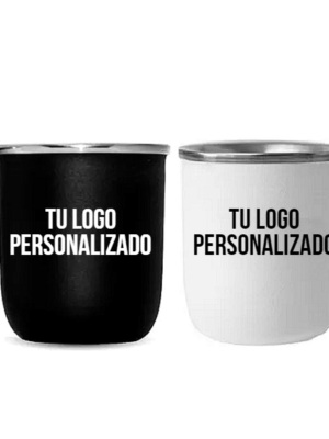 Mate viajero de acero personalizado