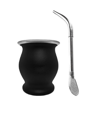 Mate copita +bombilla picoloro