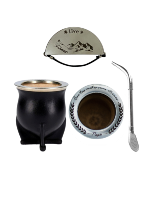 Mate camionero y matepa personalizados +bombilla