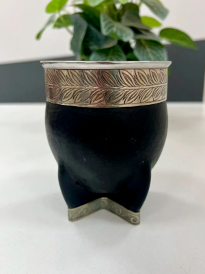 Mate imperial de calabaza con base alpaca