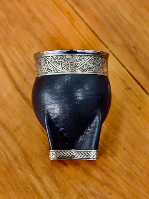 Mate imperial de calabaza con base alpaca