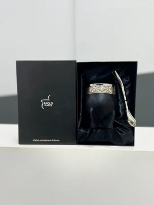 Mate imperial personalizado +caja y bombilla de acero