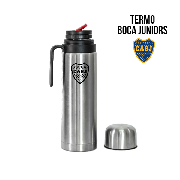Kit Mate Imperial Personalizado Boca Jrs + Termo Media Manija - AF Tienda