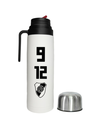 Termo blanco River Plate 9 12