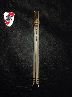 Bombilla chata de River Plate