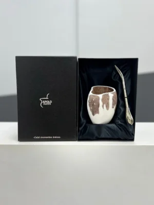 Mate Sasha +bombilla y caja de presentación