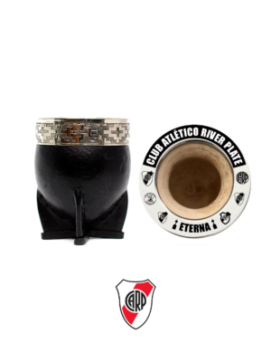 Mate imperial de alpaca River Plate