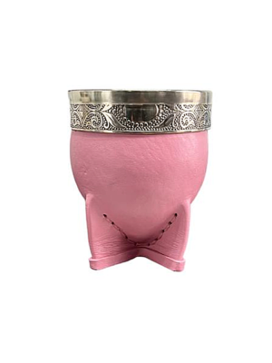 Mate imperial de alpaca rosa