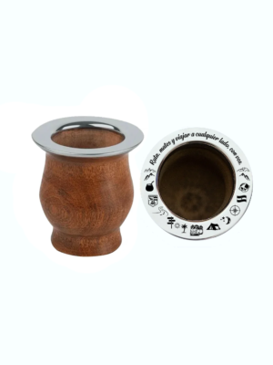 Mate camionero de algarrobo “Ruta y viajar”