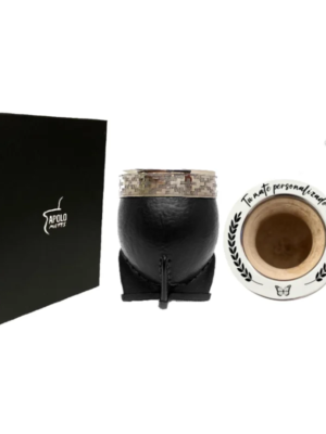 Imperial personalizado +bombilla de alpaca y caja