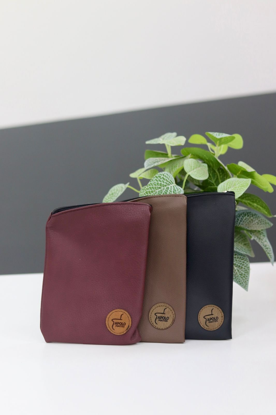 Sobre yerbero de cuero o gamuza - Imagen 2