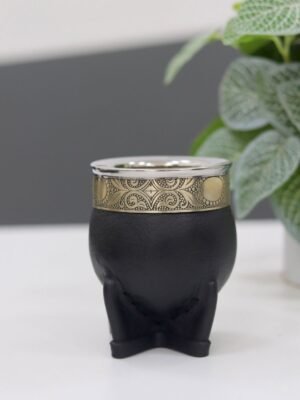 Mate imperial de alpaca – guarda abstracta