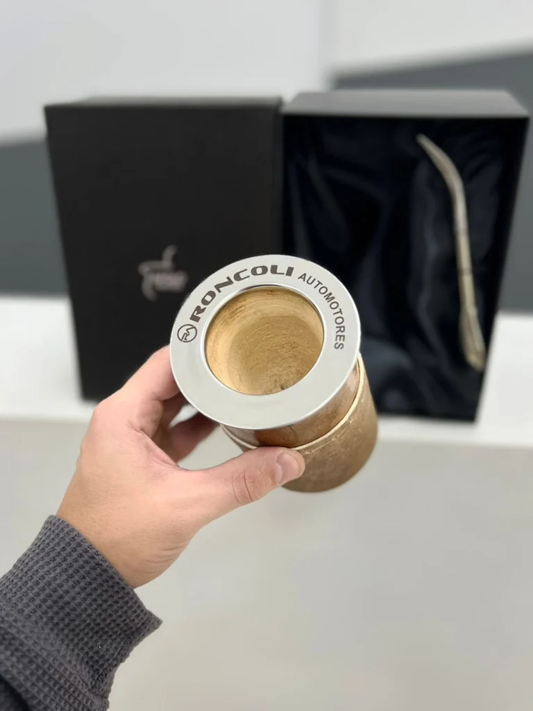 Mate criollo con virola personalizado