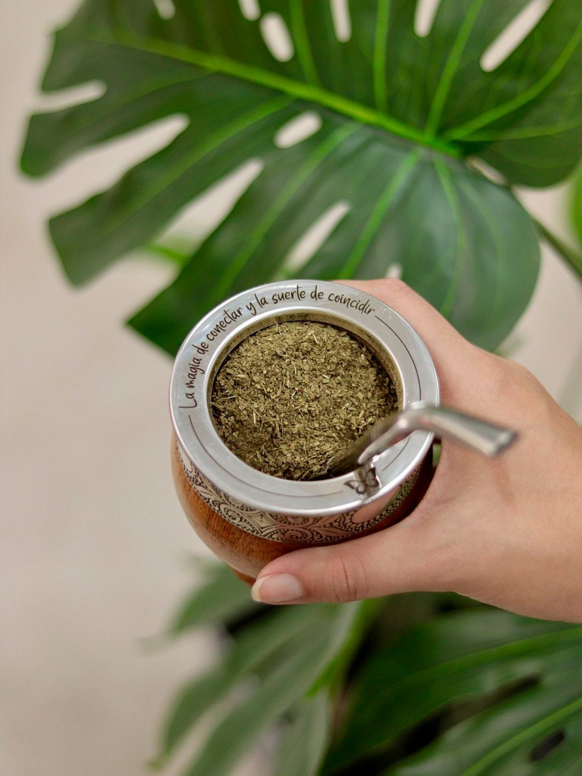 Mate imperial de algarrobo personalizado - Imagen 2