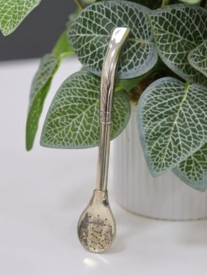 Bombilla pico de loro de alpaca