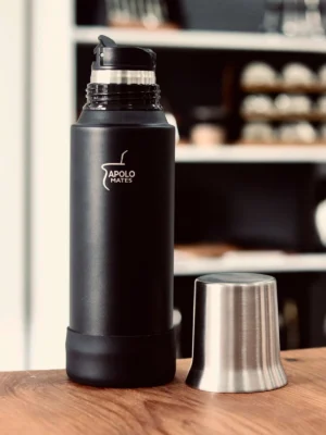 Termo Mate System Apolo 1L – negro