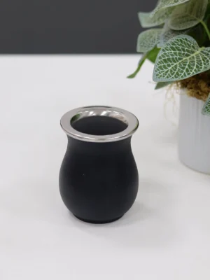 Mate de acero térmico simil calabaza con virola