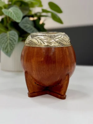 Mate torpedo de calabaza estilo amaderado